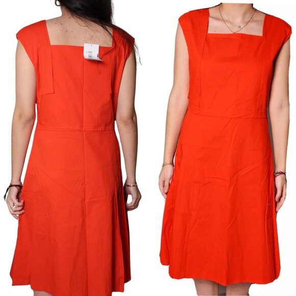 Salvatore Ferragamo Dresses & Skirts - Salvatore Ferragamo Women's Floral Summer Dress Size 46 IT $1490 NWT TANGERINE